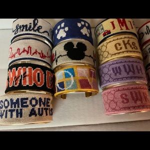 Handmade Needlepoint Bracelets
